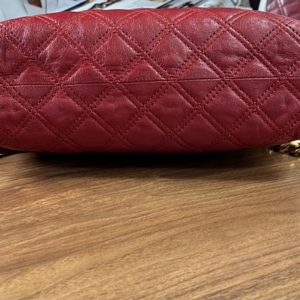 Marc Jacobs Large Single Quilted Bag - Cherry Red - Picture 8 of 16